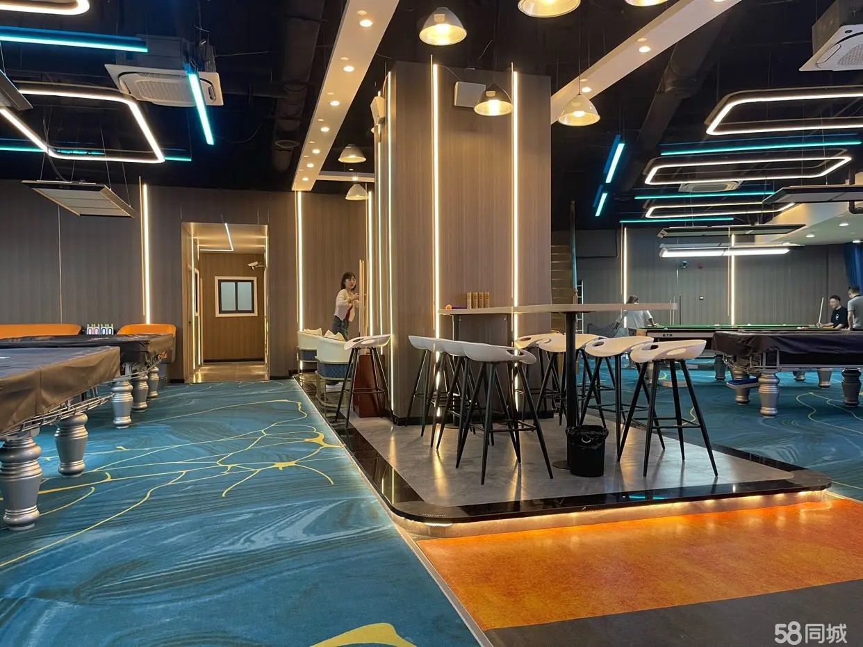 （转让）台球俱乐部整体转让，租金低，